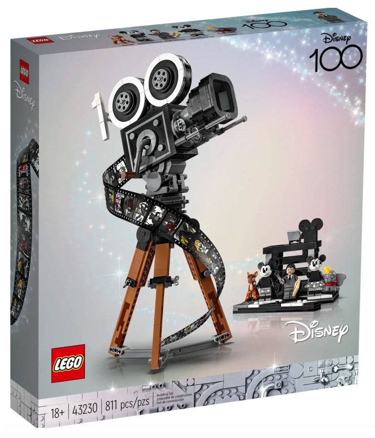 18+ LEGO Disney 43230 Walt Disney Tribute Camera September 2023 Release Date Front Box PIcture