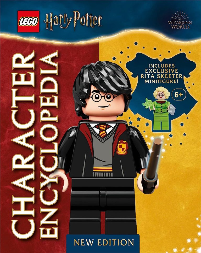 DK LEGO Harry Potter Character Encyclopedia New Edition 2023 with Exclusive Rita Skeeter Minifigure