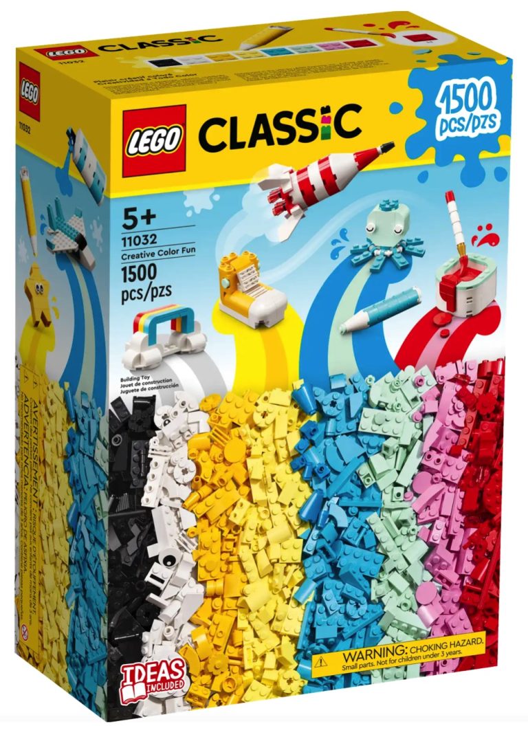 LEGO Classic 11032 Creative Color Fun Summer August 2023 Release Date Front Box