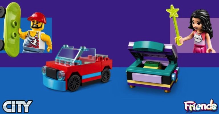 LEGO Friends 30414 Emma's Magical Box or LEGO City 30568 Skater GWP July 2023 Promotion US & Canada