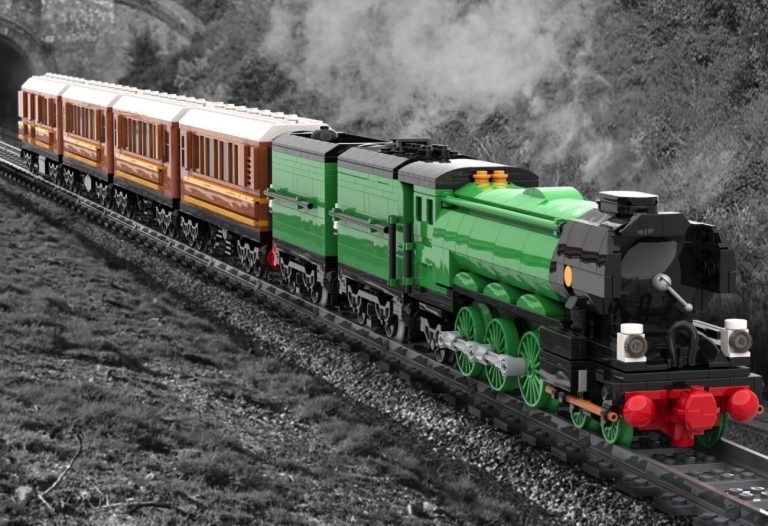 LEGO IDEAS Flying Scotsman - Lner Class Pacific Steam Locomotive Project Creation Achieves 10 000 Supporters
