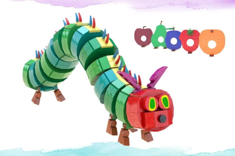 LEGO IDEAS The Very Hungry Caterpillar Project Creation by Lyonsblood Achieves 10 000 Supporters