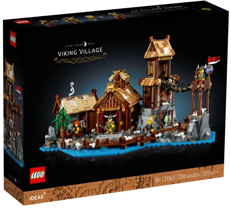 18+ LEGO IDEAS 21343 Viking Village October 2023 Release Date Front Box