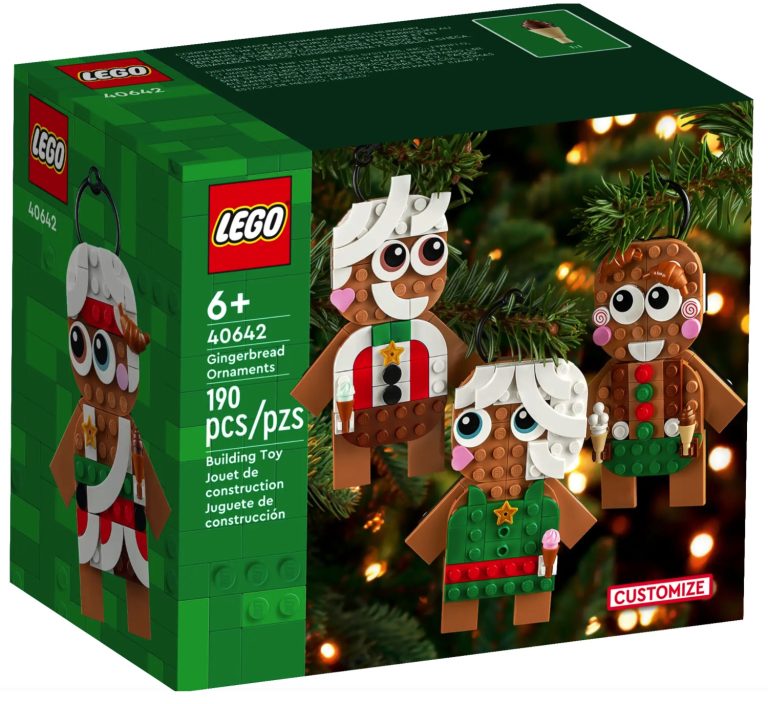 LEGO 40642 Gingerbread Ornaments 2023 Holiday Christmas Seasonal Set October 2023 Release Date