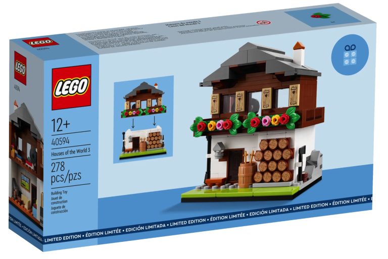 LEGO 40594 Houses of the World 3 GWP 2023 Front Box