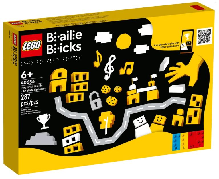 LEGO 40656 Play with Braille – English Alphabet September 2023 Release Date Front Box