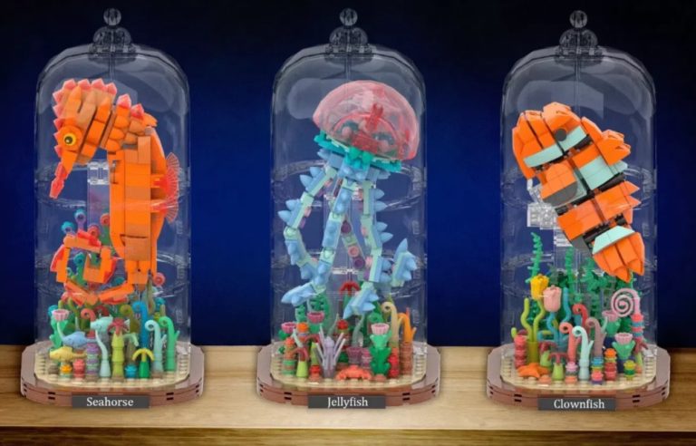 LEGO IDEAS Marine Life 2 Project Creation by Brick Dangerous Achieves 10 000 Supporters (2nd Time)