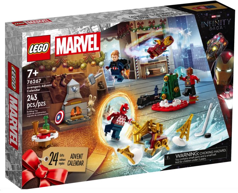 LEGO Marvel 76267 Avengers Advent Calendar 2023 Holiday Christmas September 2023 Release Date Front Box