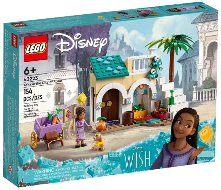 LEGO Disney Wish 43223 Asha in the City of Rosas October 2023 Release Date Front Box