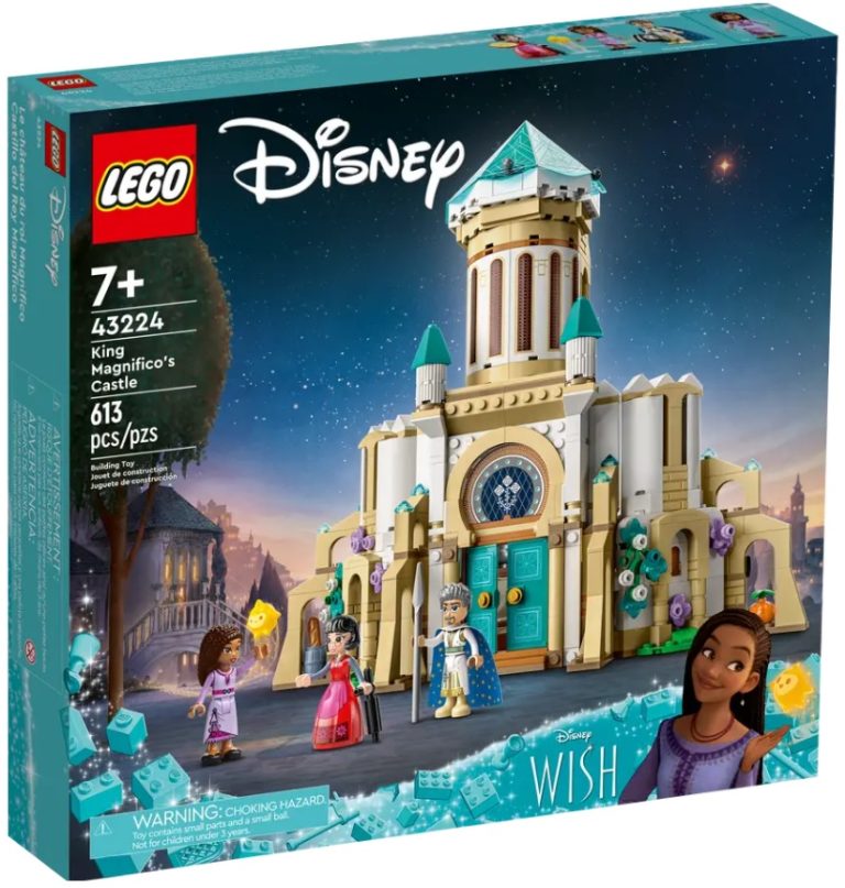 LEGO Disney Wish 43224 King Magnifico's Castle October 2023 Release Date Front Box
