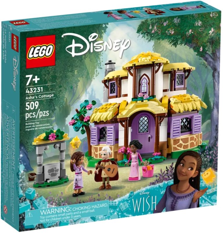 LEGO Disney Wish 43231 Asha's Cottage October 2023 Release Date Front Box