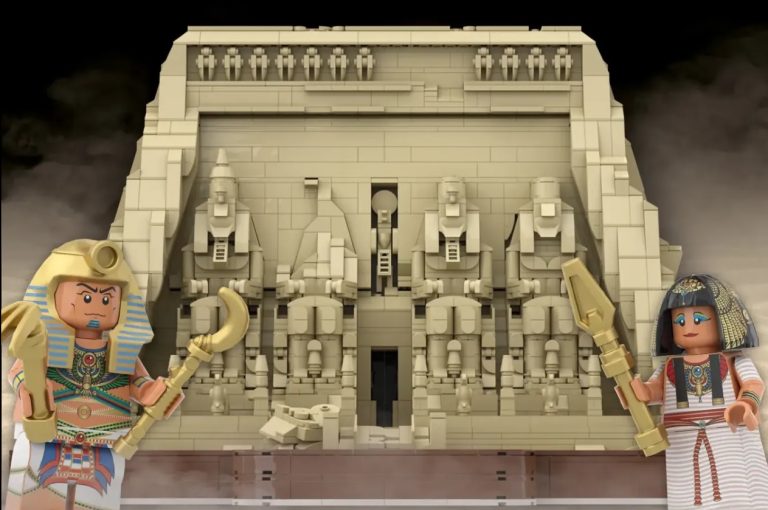 LEGO IDEAS Great Temple of Abu Simbel - With Secret Treasure Project Creation by ilPas