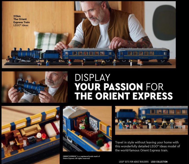 18+ LEGO IDEAS 21344 Orient Express Train 2023 Set Details