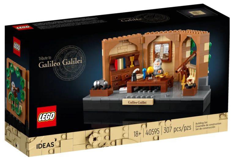 18+ LEGO IDEAS 40595 Tribute to Galileo Galilei GWP 2023 Front Box