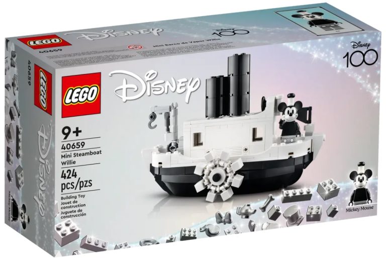 LEGO Disney 40659 Mini Steamboat Willie GWP October 2023 Promotion Front Box