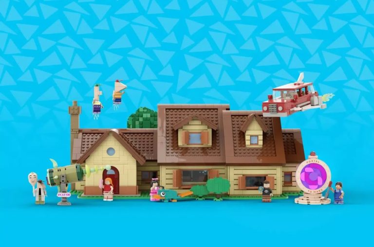 LEGO IDEAS Phineas and Ferb Project Creation by Greygo Achieves 10 000 Supporters