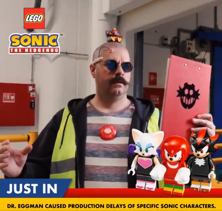 LEGO Sonic Hedgehog 2024 Teaser Leak - Rouge, Knuckles and Shadow Minifigure Characters