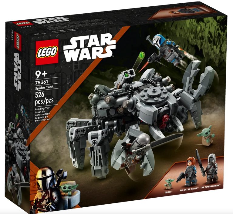 LEGO Star Wars 75361 Spider Tank Back Box