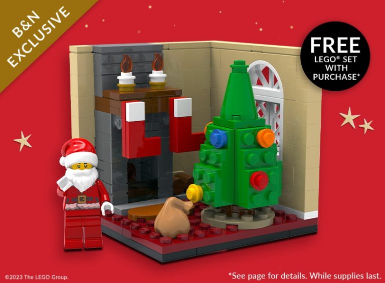 Barnes & Nobles US LEGO 6487475 By the Fireplace GWP with Santa Minifigure 2023 Black Friday Deal