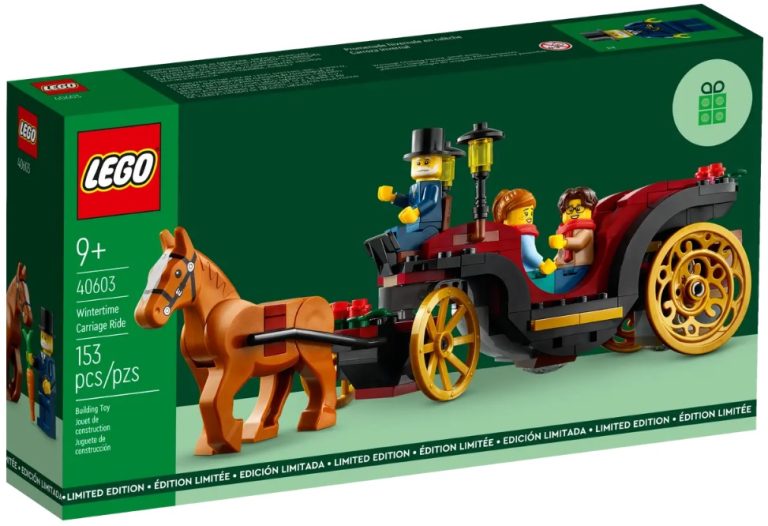 LEGO 40603 Wintertime Carriage Ride - December 2023 GWP Promotion Front Box