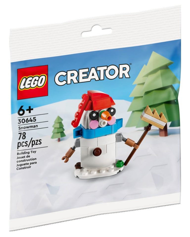 LEGO Creator 30645 Snowman 2023 Polybag Set Packaging Front