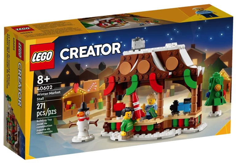 LEGO Creator 40602 Winter Market Stall GWP November 2023 Promotion Front Box
