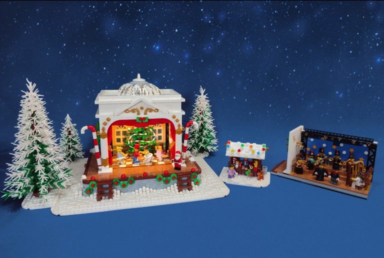 LEGO IDEAS Christmas Theater Project Creation by Tom79acaya Achieves 10 000 Supporters