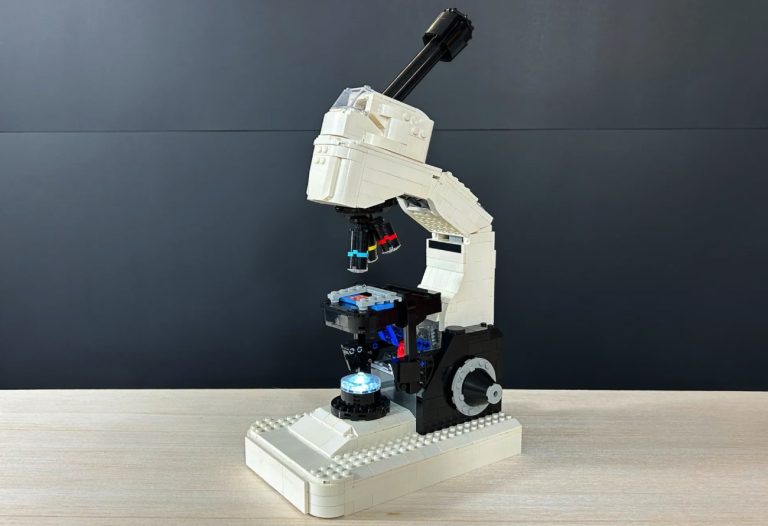 LEGO IDEAS Microscope Project Creation by Brick Science16476 Achieves 10 000 Supporters