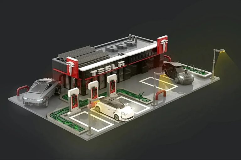 LEGO IDEAS Tesla Center Project Creation by Airbricks95 Achieves 10 000 Supporters