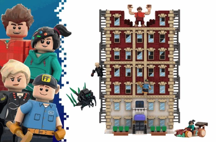 LEGO IDEAS Wreck-It Ralph 10th Anniversary Project Creation by Vaicko Achieves 10 000 Supporters