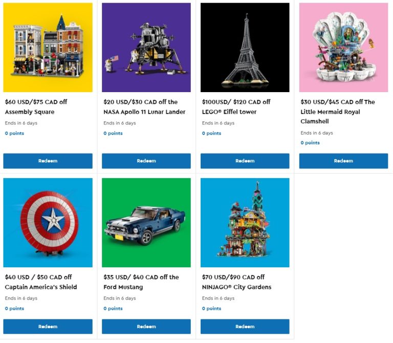 LEGO Insiders Member Sale Discount Codes Restocked - Black Friday 2023