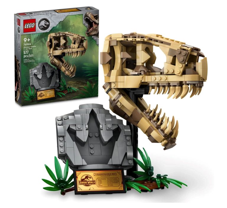 LEGO Jurassic World 76964 Dinosaur Fossils- T. rex Skull January 2024 Release Date Front Box