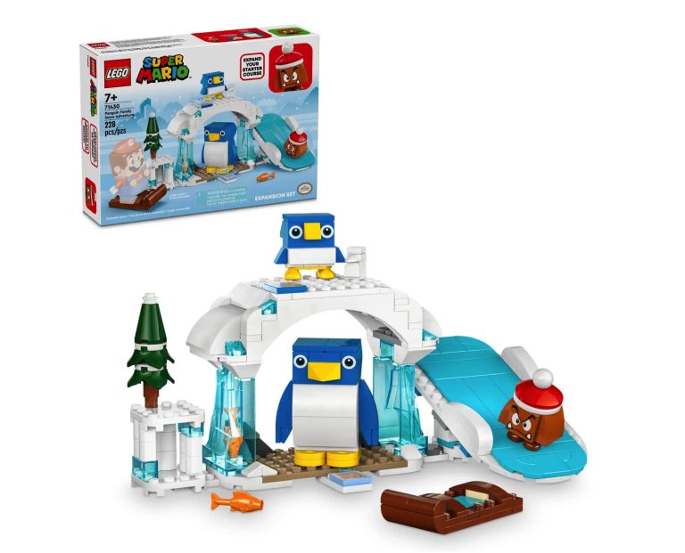 LEGO Super Mario 71430 Penguin Family Snow Adventure Expansion Set December 2023 Release Date Front Box