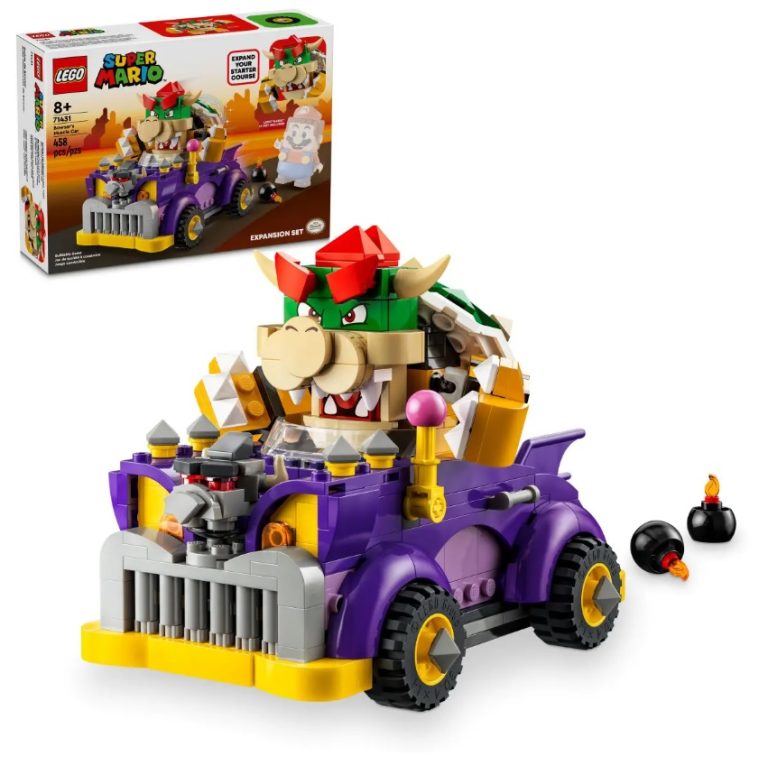 LEGO Super Mario 71431 Bowser's Muscle Car Expansion Set January 2024 Release Date Front Box