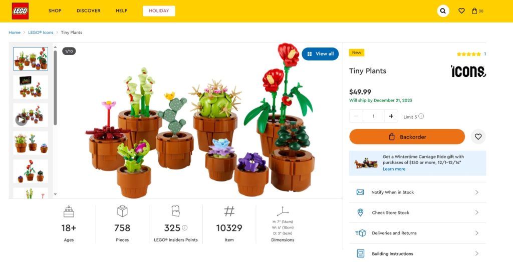 Newly Released 18+ LEGO Botanical Collection Tiny Plants Now On ...