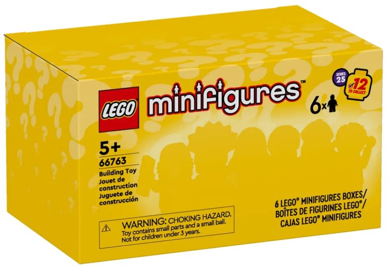LEGO 66763 Series 25 Minifigures 6 Pack Box (71045) January 2024 Front Box Packaging