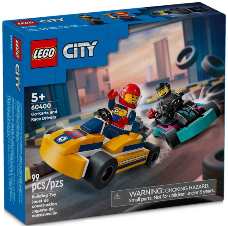 LEGO City 60400 Go-Karts and Race Drivers January 2024 Release Date Front Box
