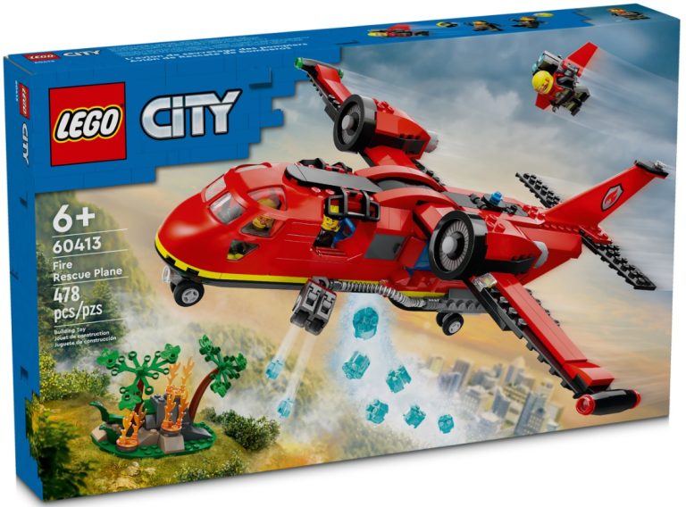 LEGO City 60413 Fire Rescue Plane January 2024 Release Date Front Box