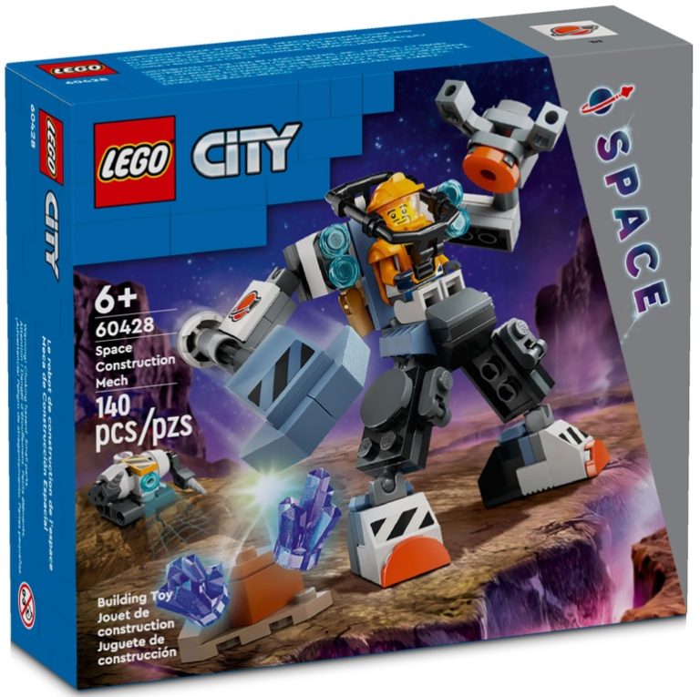LEGO City Space 60428 Space Construction Mech January 2024 Release Date Front Box