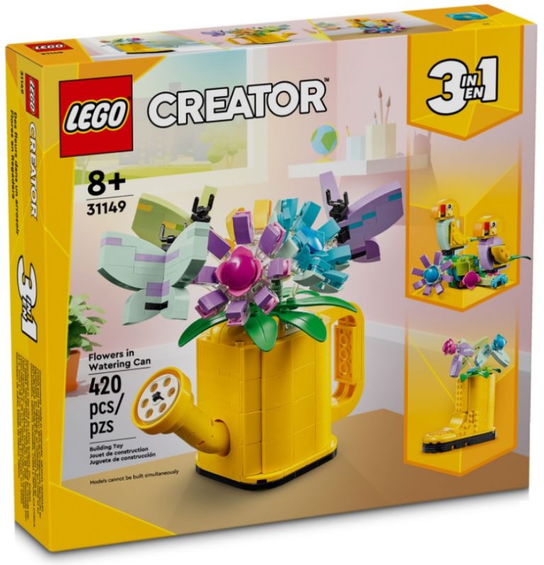 LEGO Creator 3in1 31149 Flowers in Watering Can January 2024 Release Date Front Box