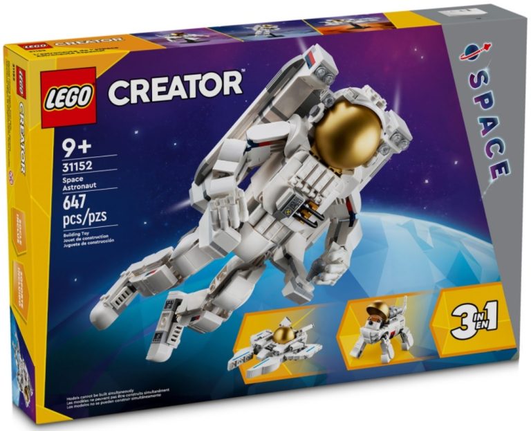 LEGO Creator 3in1 31152 Space Astronaut January 2024 Release Date Box Front