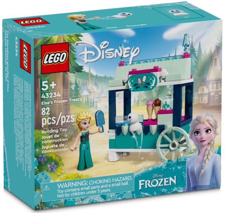 LEGO Disney Frozen 43234 Elsa's Frozen Treats January 2024 Release Date Front Box
