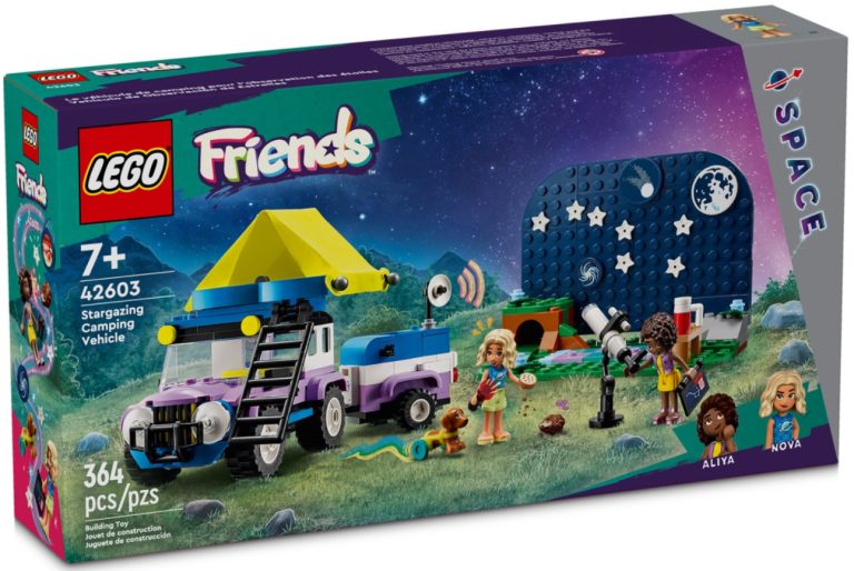 LEGO Friends 42603 Stargazing Camping Vehicle January 2024 Release Date Front Box