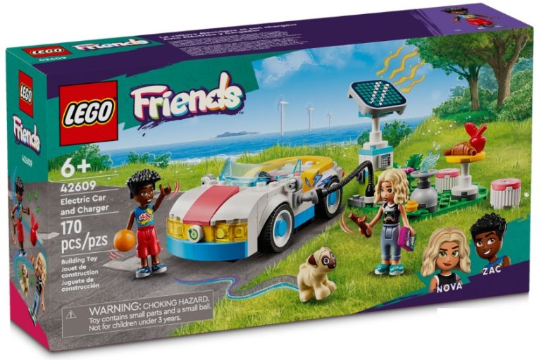 LEGO Friends 42609 Electric Car and Charger January 2024 Release Date Front Box