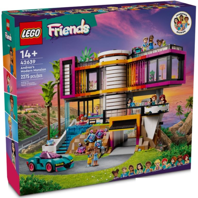 LEGO Friends 42639 Andrea's Modern Mansion January 2024 Release Date Front Box