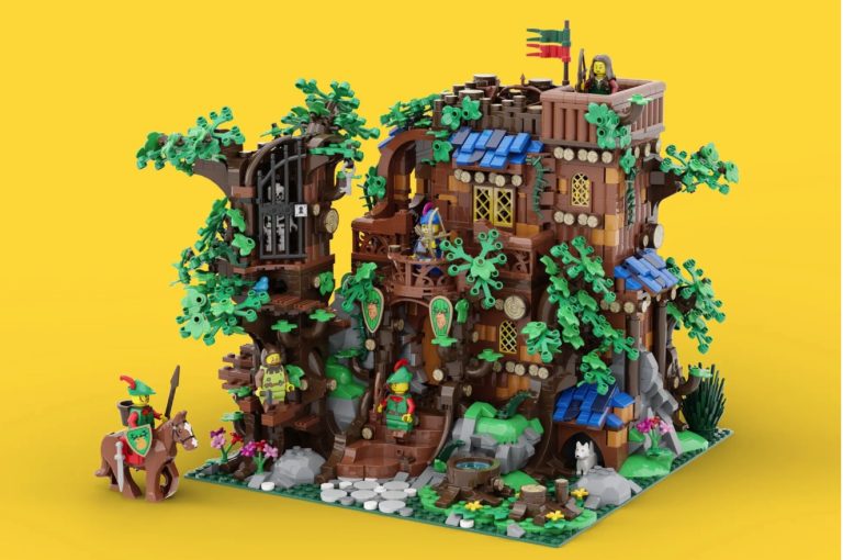 LEGO IDEAS Forest Base Project Creation by Iyan Ha Achieves 10 000 Supporters