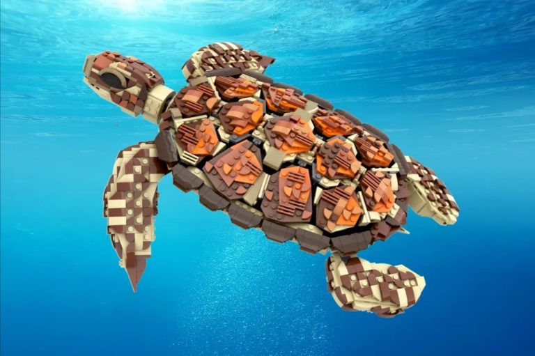 LEGO IDEAS Sea Turtle Project Creation by legotruman Achieves 10 000 Supporters