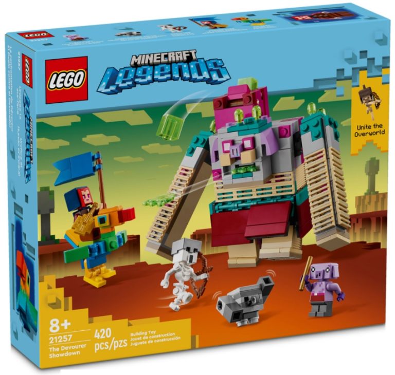 LEGO Minecraft Legends 21257 The Devourer Showdown January 2024 Release Date Front Box