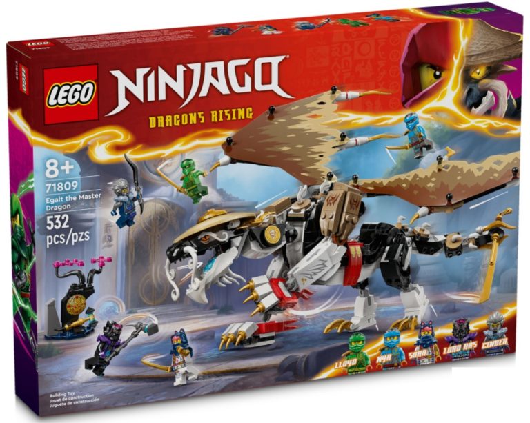 LEGO Ninjago 71809 Egalt the Master Dragon January 2024 Release Date Front Box