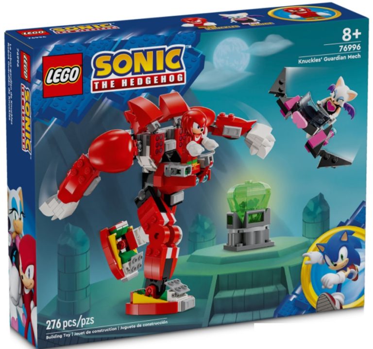 LEGO Sonic The Hedgehog 76996 Knuckles' Guardian Mech January 2024 Release Date Front Box